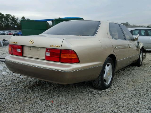 JT8BH28F2X0153977 - 1999 LEXUS LS 400 GOLD photo 4