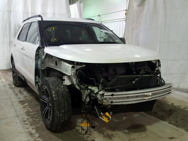 1FM5K8GT7EGB57243 - 2014 FORD EXPLORER S 白色 照片 1