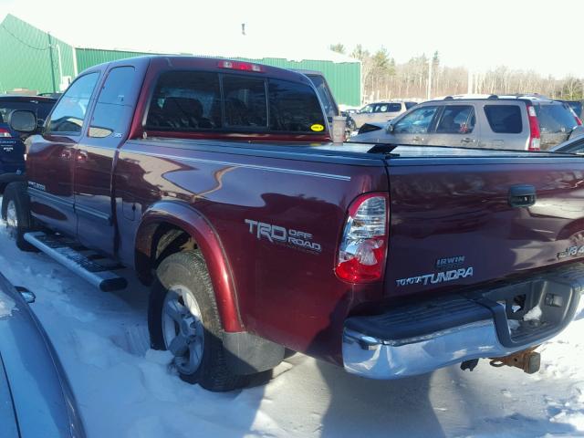 5TBBT44145S460866 - 2005 TOYOTA TUNDRA ACC RED photo 3