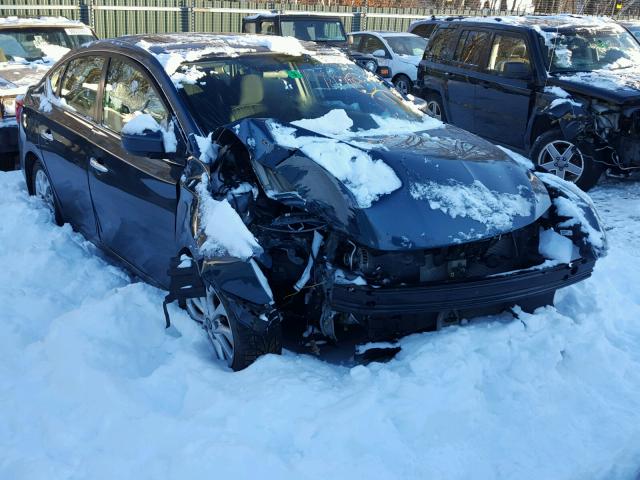 3N1AB7AP3GY298856 - 2016 NISSAN SENTRA S BLUE photo 1