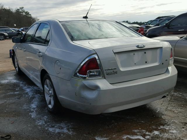 3FAHP07Z38R184662 - 2008 FORD FUSION SE WHITE photo 3