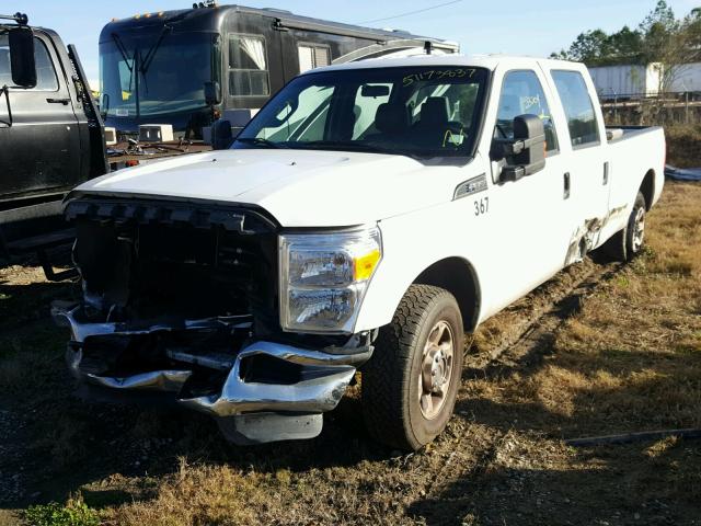 1FT7W2A64GEC79221 - 2016 FORD F250 SUPER WHITE photo 2