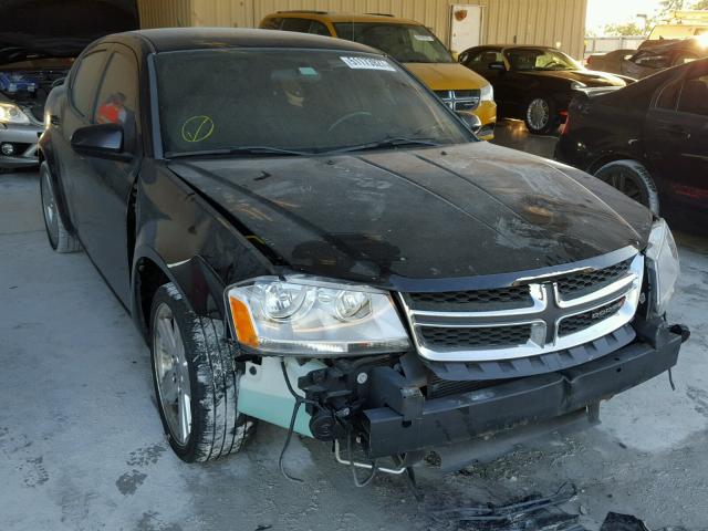 1C3CDZCB1DN681575 - 2013 DODGE AVENGER SX BLACK photo 1