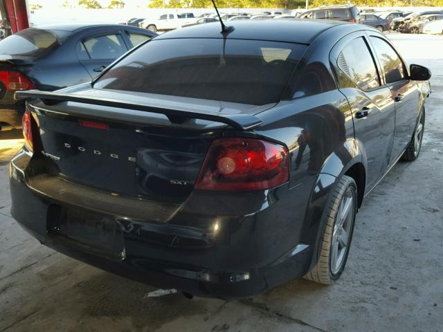 1C3CDZCB1DN681575 - 2013 DODGE AVENGER SX BLACK photo 4