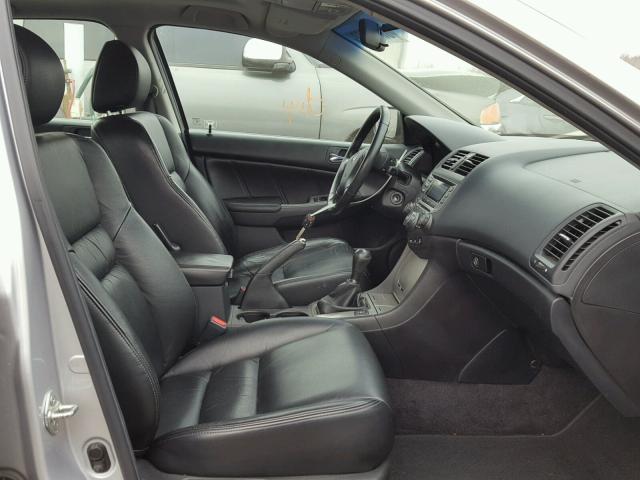 1HGCM55877A027151 - 2007 HONDA ACCORD EX SILVER photo 5