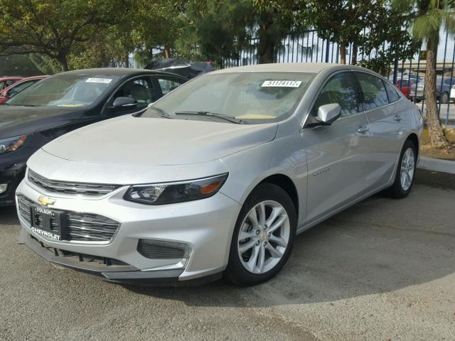 1G1ZJ5SUXGF356697 - 2016 CHEVROLET MALIBU HYB SILVER photo 2