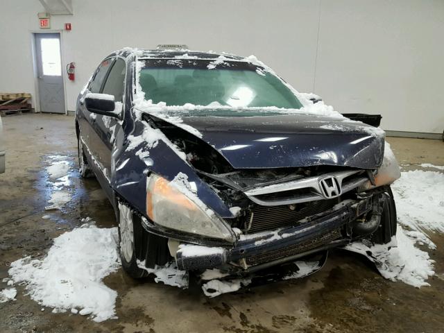 1HGCM56766A043572 - 2006 HONDA ACCORD EX BLUE photo 1