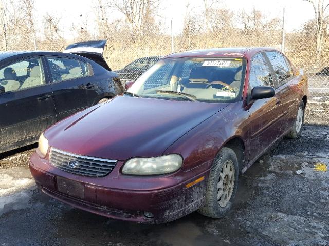 1G1NE52M1W6223554 - 1998 CHEVROLET MALIBU LS MAROON photo 2