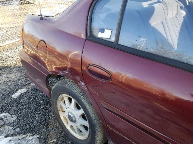 1G1NE52M1W6223554 - 1998 CHEVROLET MALIBU LS MAROON photo 9