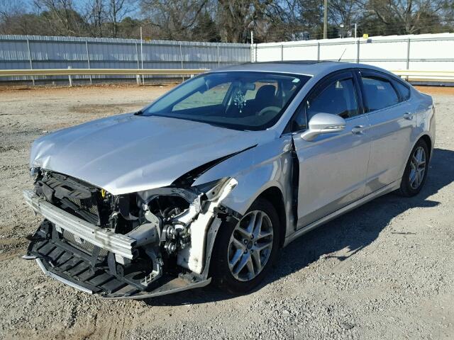 1FA6P0H7XE5395764 - 2014 FORD FUSION SE SILVER photo 2