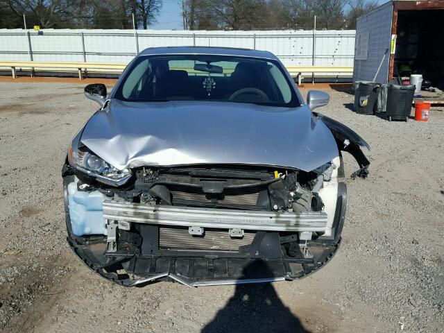 1FA6P0H7XE5395764 - 2014 FORD FUSION SE SILVER photo 9