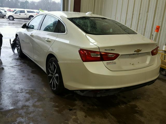 1G1ZE5ST3HF285291 - 2017 CHEVROLET MALIBU LT WHITE photo 3