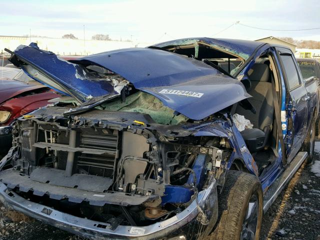 1C6RR7LT9FS625481 - 2015 RAM 1500 SLT BLUE photo 10
