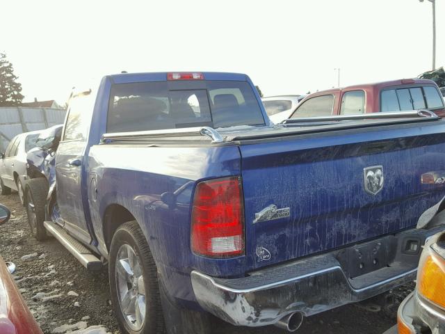 1C6RR7LT9FS625481 - 2015 RAM 1500 SLT BLUE photo 3