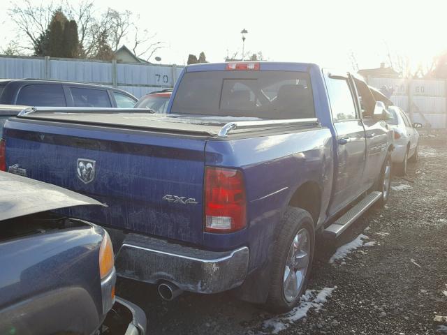 1C6RR7LT9FS625481 - 2015 RAM 1500 SLT BLUE photo 4