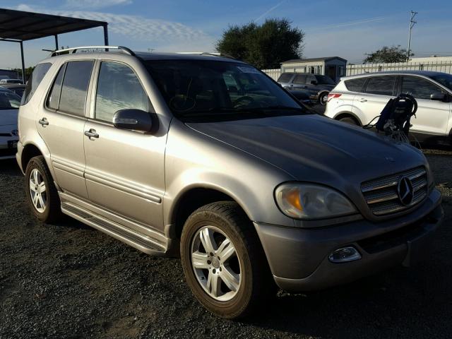 4JGAB57E05A528826 - 2005 MERCEDES-BENZ ML 350 TAN photo 1