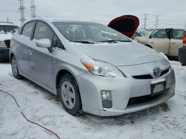 JTDKN3DU2A5209219 - 2010 TOYOTA PRIUS SILVER photo 1