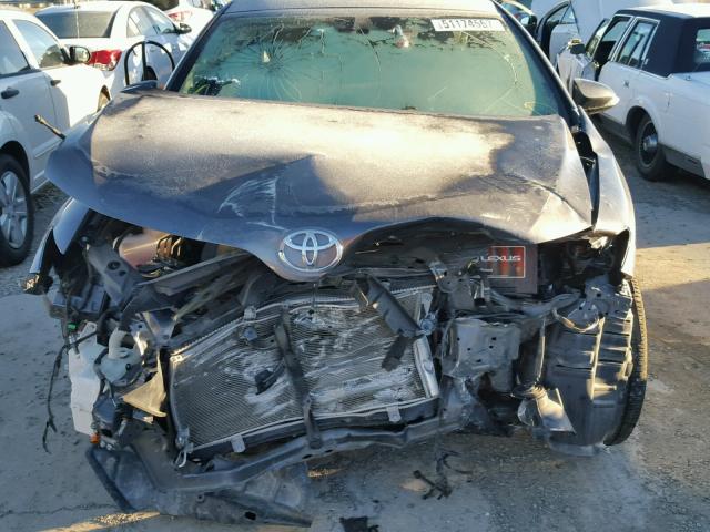 4T3BK3BB0EU101805 - 2014 TOYOTA VENZA LE GRAY photo 7