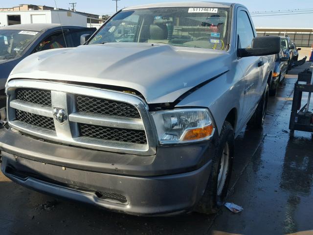 3D7JB1EK9BG611275 - 2011 DODGE RAM 1500 SILVER photo 2