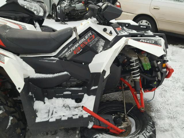 4XAGH85A8DA071672 - 2013 POLARIS SCRAMBLER WHITE photo 5