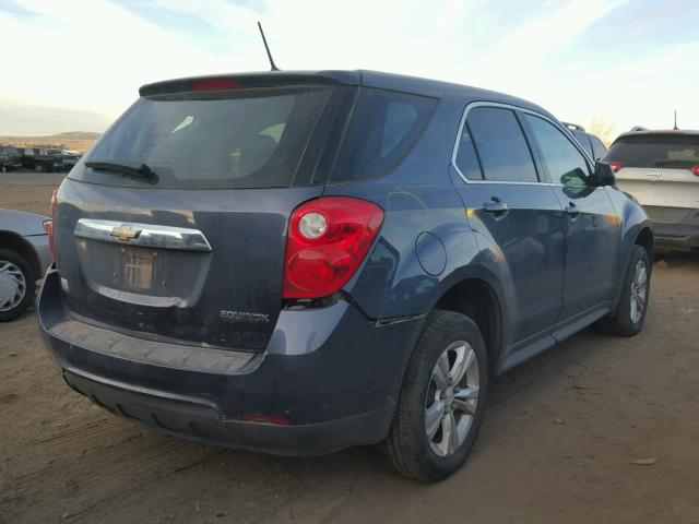 2GNALAEK5E6148890 - 2014 CHEVROLET EQUINOX LS BLUE photo 4