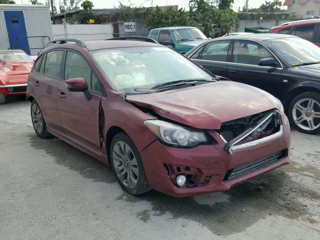 JF1GPAP61G9221578 - 2016 SUBARU IMPREZA SP RED photo 1