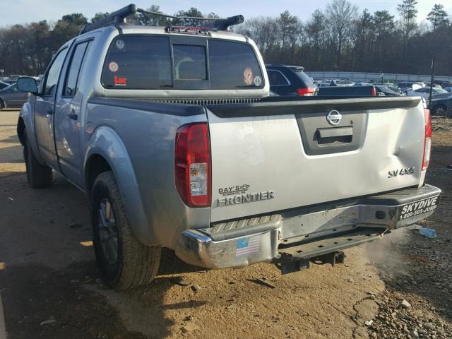 1N6AD0EV4EN737464 - 2014 NISSAN FRONTIER S SILVER photo 3