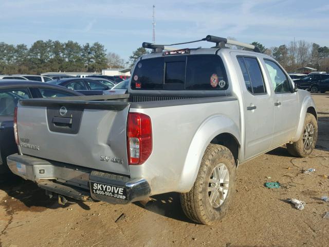 1N6AD0EV4EN737464 - 2014 NISSAN FRONTIER S SILVER photo 4