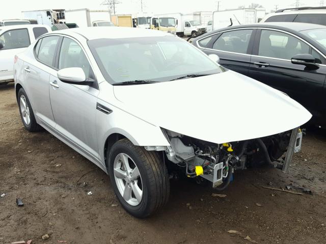 5XXGM4A70FG434450 - 2015 KIA OPTIMA LX SILVER photo 1