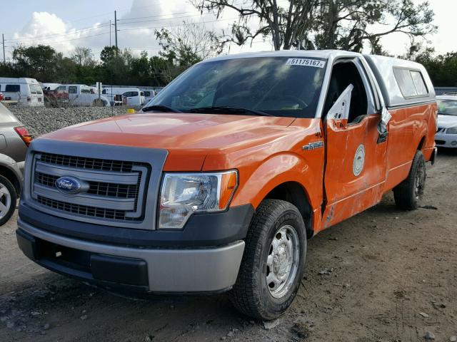 1FTMF1CM7DKD97169 - 2013 FORD F150 TWO TONE photo 2