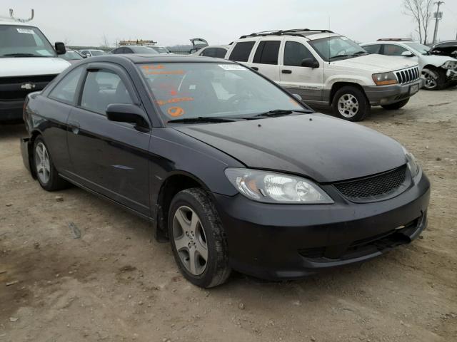 1HGEM22084L013054 - 2004 HONDA CIVIC EX შავი ფოტო 1