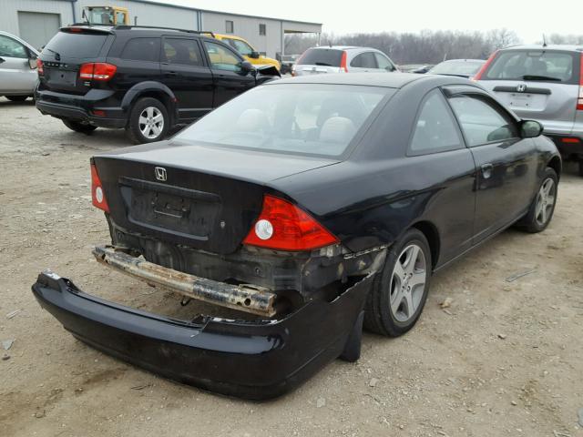 1HGEM22084L013054 - 2004 HONDA CIVIC EX შავი ფოტო 4
