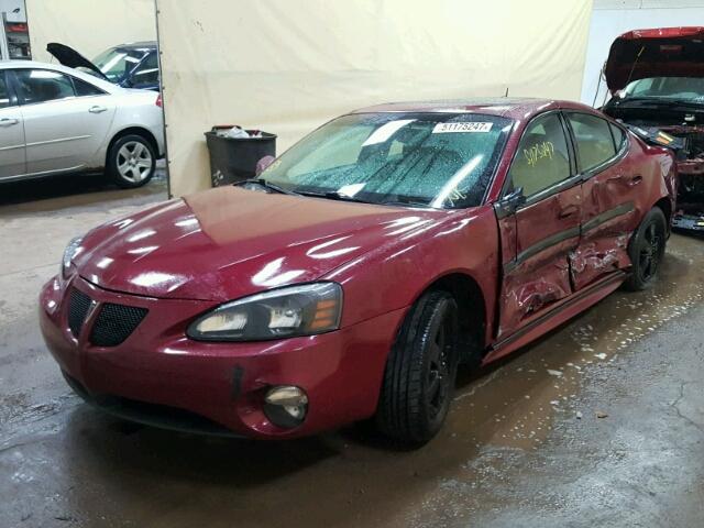 2G2WP552761134616 - 2006 PONTIAC GRAND PRIX MAROON photo 2