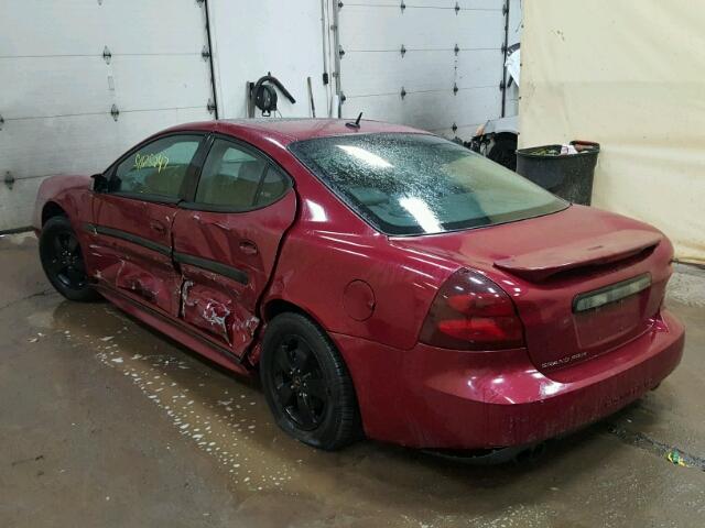 2G2WP552761134616 - 2006 PONTIAC GRAND PRIX Tünd qırmızı foto 3