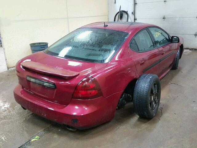 2G2WP552761134616 - 2006 PONTIAC GRAND PRIX Tünd qırmızı foto 4