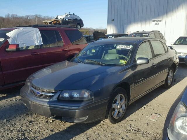 2G1WH52K649292868 - 2004 CHEVROLET IMPALA LS GRAY photo 2