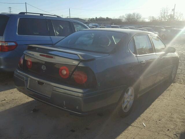 2G1WH52K649292868 - 2004 CHEVROLET IMPALA LS GRAY photo 4