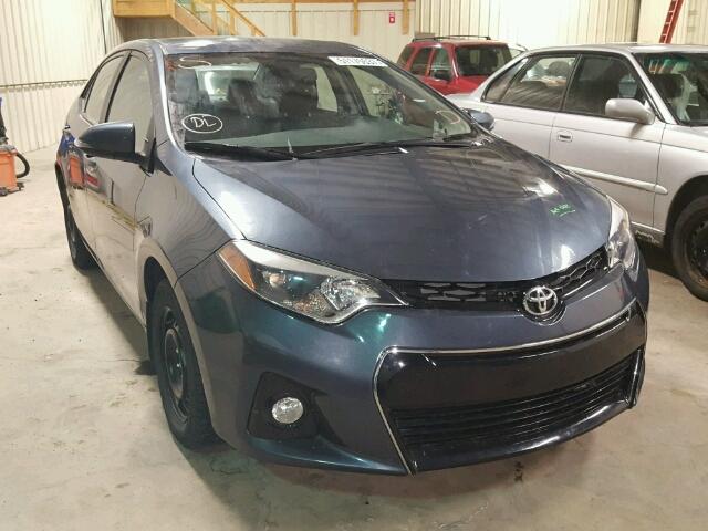 2T1BURHE2FC422710 - 2015 TOYOTA COROLLA L BLUE photo 1
