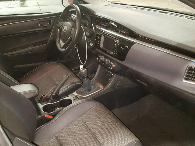 2T1BURHE2FC422710 - 2015 TOYOTA COROLLA L BLUE photo 5