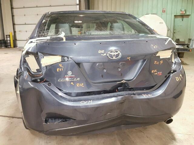 2T1BURHE2FC422710 - 2015 TOYOTA COROLLA L BLUE photo 9