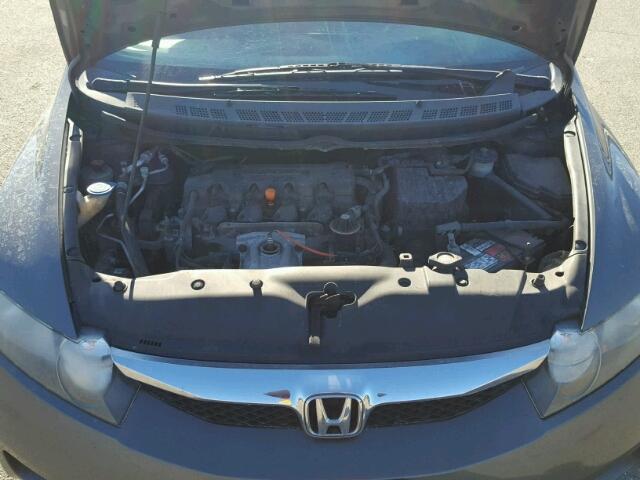 2HGFA16509H359911 - 2009 HONDA CIVIC LX GRAY photo 7