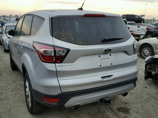 1FMCU0G96HUE75707 - 2017 FORD ESCAPE SE SILVER photo 3