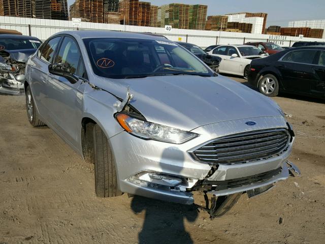 3FA6P0HD3HR248242 - 2017 FORD FUSION SE SILVER photo 1