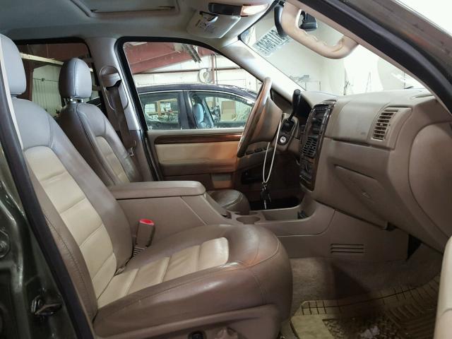 1FMZU74W13ZA31336 - 2003 FORD EXPLORER E GREEN photo 5