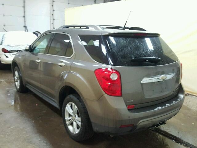 2CNFLNEW1A6287767 - 2010 CHEVROLET EQUINOX LT GRAY photo 3