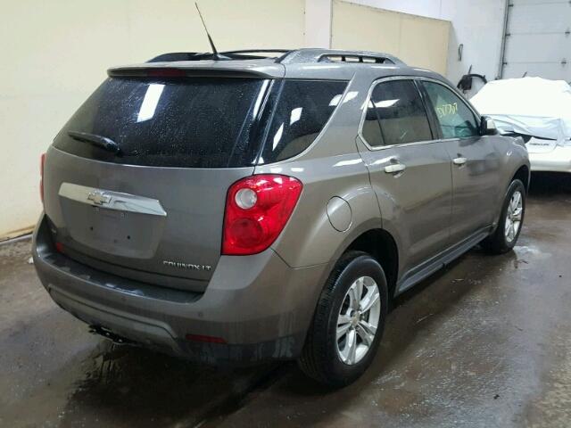 2CNFLNEW1A6287767 - 2010 CHEVROLET EQUINOX LT GRAY photo 4