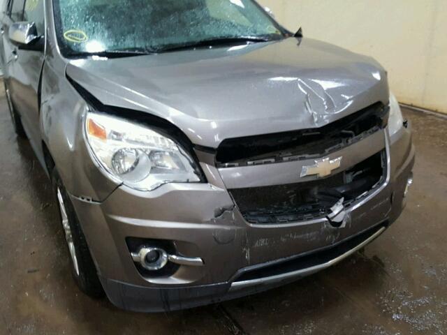 2CNFLNEW1A6287767 - 2010 CHEVROLET EQUINOX LT GRAY photo 9