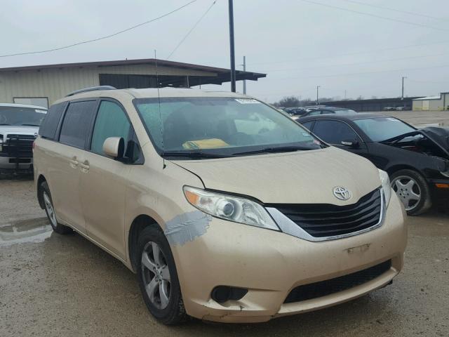 5TDKK3DCXBS091562 - 2011 TOYOTA SIENNA LE GOLD photo 1