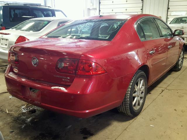 1G4HR57Y77U147545 - 2007 BUICK LUCERNE CX RED photo 4