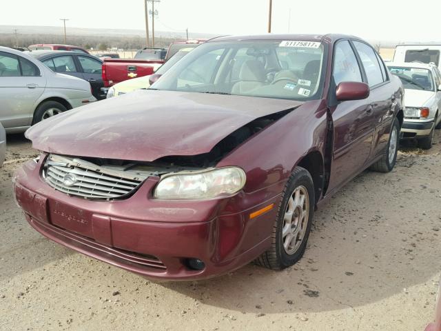 1G1NE52M9V6147497 - 1997 CHEVROLET MALIBU LS MAROON photo 2